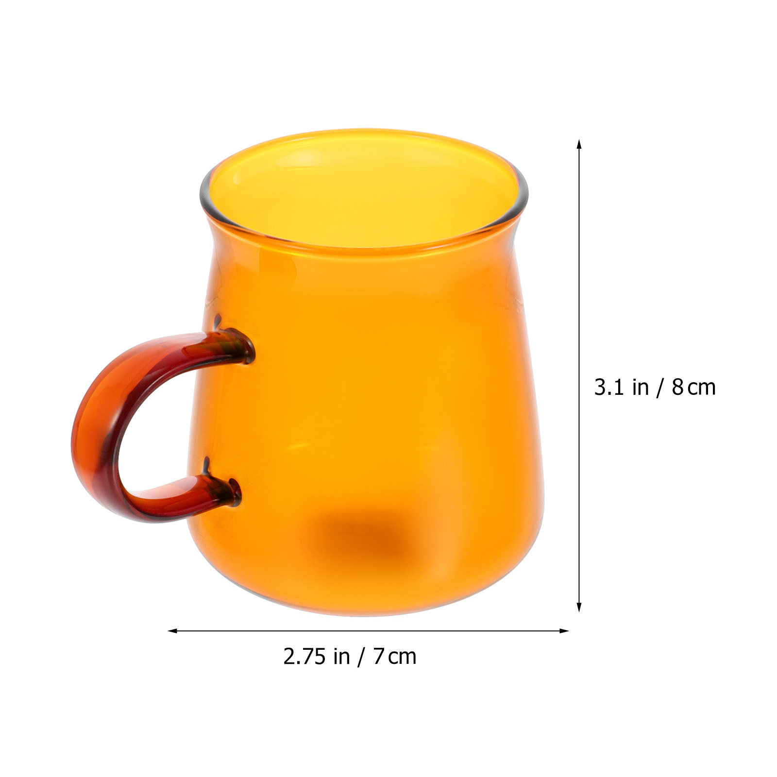 1Set Glass Coffee Cup and Sauc - Water Tea And Coffee ulasan dan harga
