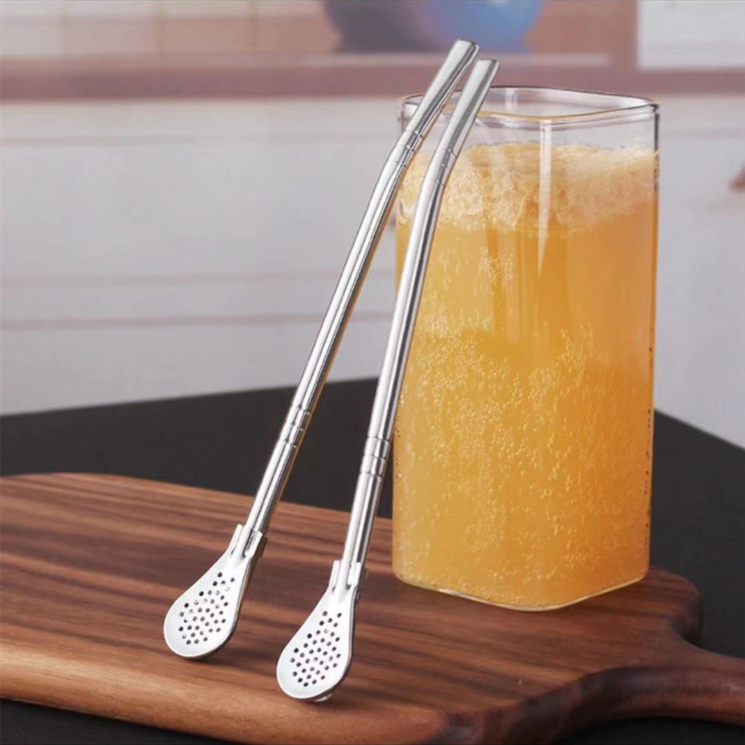 Stainl Steel Extended Spoon Co - Water Tea And Coffee ulasan dan harga