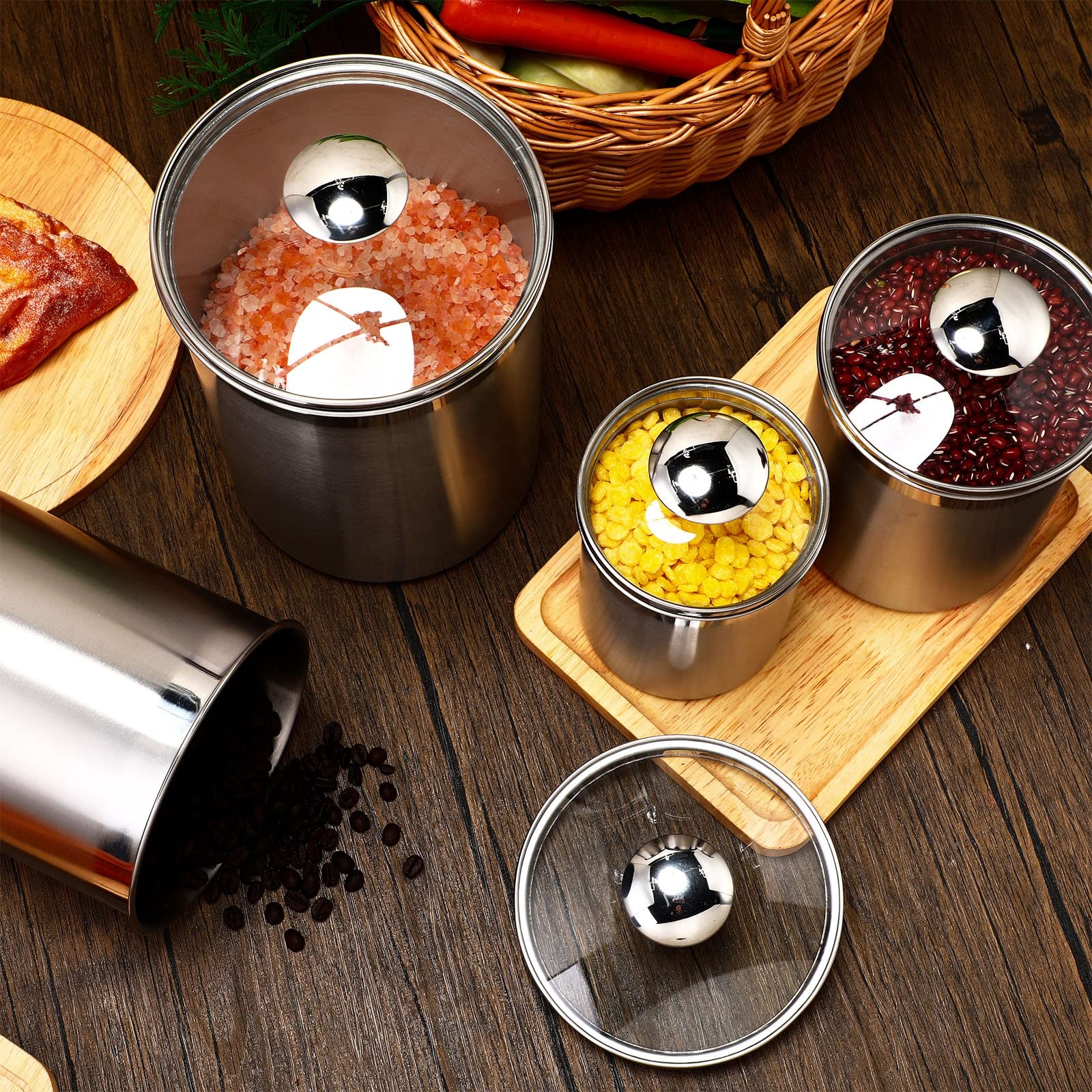 Food Storage Containers Tea Co - Coffee Tea Containers ulasan dan harga