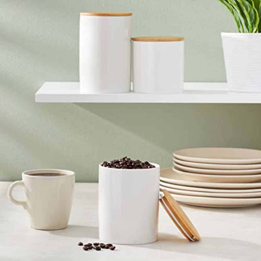 Ceramic Canisters - Coffee Can - Coffee Tea Containers ulasan dan harga