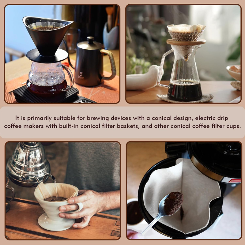 50/100 Pieces Coffee Filter Pa - Coffee Tea Paper Cups ulasan dan harga