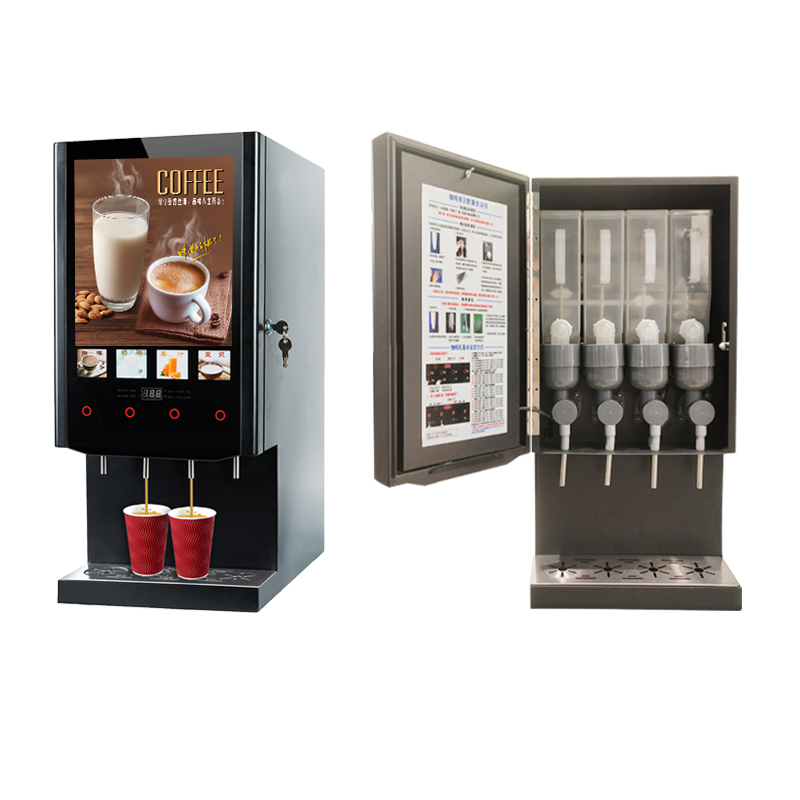 40S 4 Flavours Milk Tea Vendin - Coffee Tea Vending Machine For Office ulasan dan harga