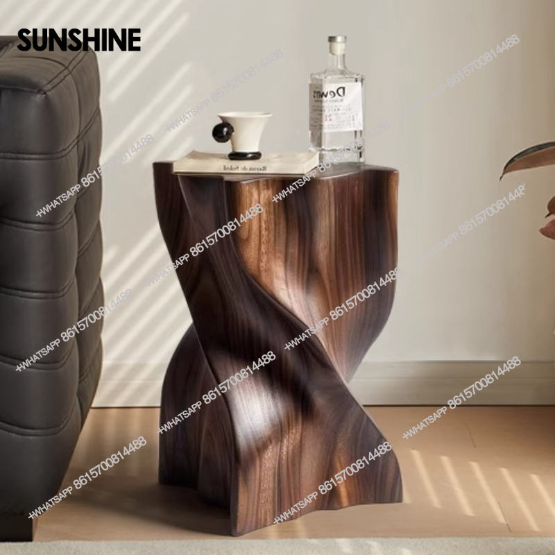 Wooden Coffee Table Simple Cre - Coffee Tea Lounge ulasan dan harga