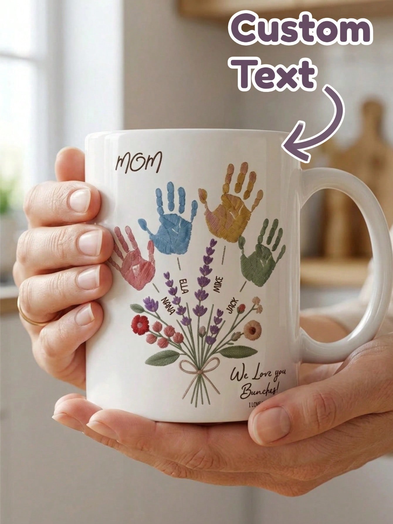 1 Set Custom Text Name Mug Han - Coffee Tea Name ulasan dan harga